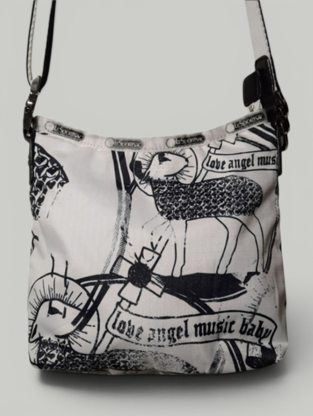 Y2K L.A.M.B. x LESPORTSAC Ltd Ed Gwen Stefani 2003 Concert Bag Crossbody Punk